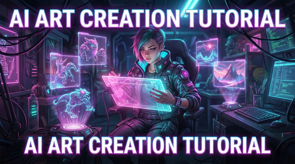 91网AI绘画视频教程：从零开始的霓虹视界 - t0hjt5.cn